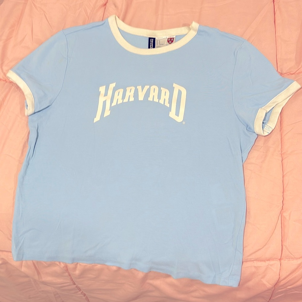 Light baby blue Harvard Top